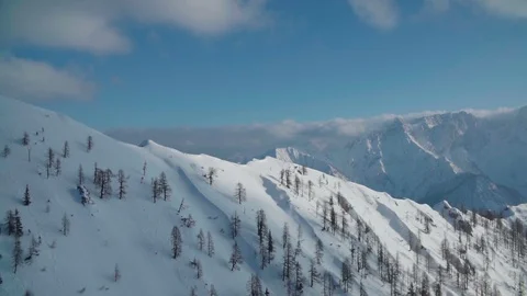 Mountain landscape in the alps Stock Footage 102579265