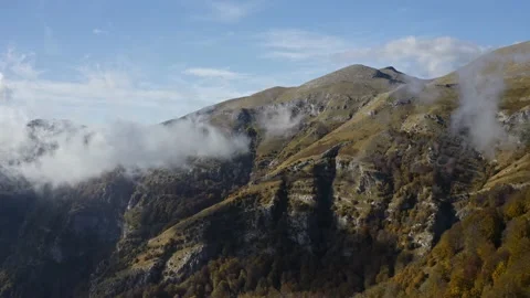 Mountain landscape and clouds. Stock Footage 142736563