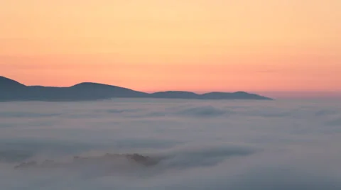 Mountain landscape and perfect time lapse sunrise Stock Footage 37438907