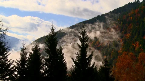 Mountain landscape in autumn Stock Footage 68163711