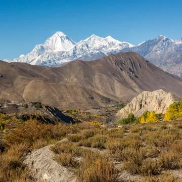 Mountain landscape in autumn Stock Photos
