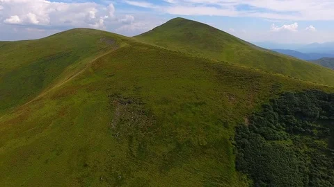 Mountain landscape from a bird's-eye view Video stock 83979667