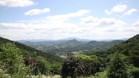 Mountain landscape with blue sky Video stock 310215965