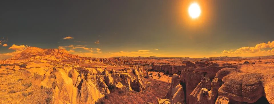 Mountain landscape. Cappadocia 库存照片