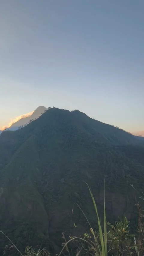 Mountain landscape with clouds Stock Footage 339385819