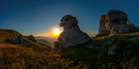 Mountain landscape Crimea Stock Photos