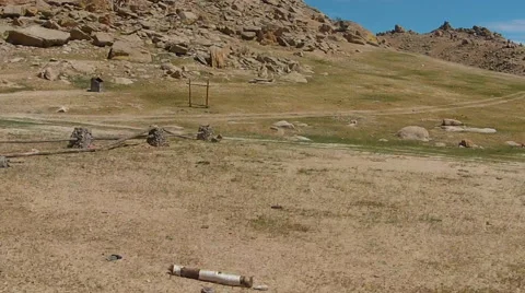 Mountain landscape in the desert Stockbeeldmateriaal 62465144