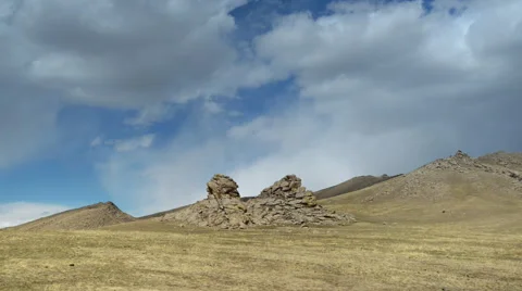 Mountain landscape in the desert Stockbeeldmateriaal 62465160