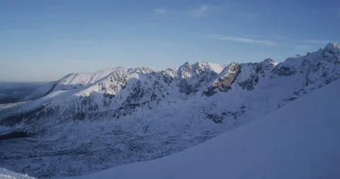 Mountain landscape during winter 12 Video stock 90643568