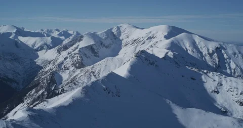 Mountain landscape during winter 3 Video stock 90531374