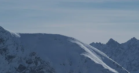 Mountain landscape during winter 5 Video stock 90497477