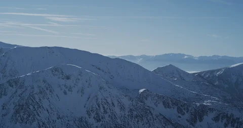Mountain landscape during winter 7 Stock Footage 90531474