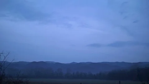 Mountain landscape. Evening Video stock 74487748