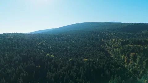 Mountain landscape with fog Stock Footage 302885202