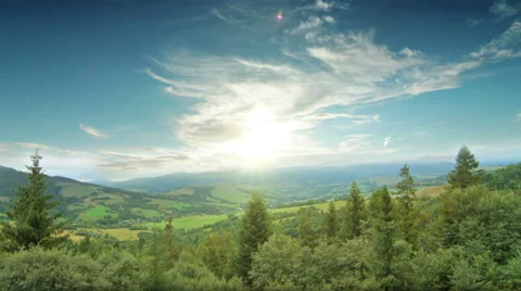 Mountain landscape Stock Footage 33369341