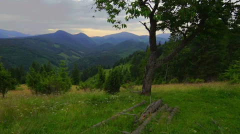 Mountain Landscape Stock Footage 55861571