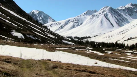 Mountain landscape Видео 57332525