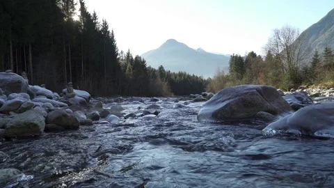 Mountain landscape Stock Footage 74100765