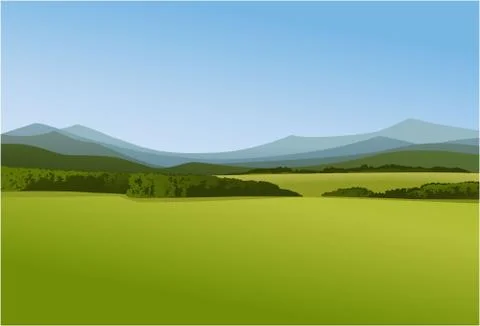 Mountain landscape Illustrazione stock