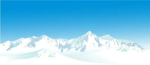 Mountain landscape Stock Illustration