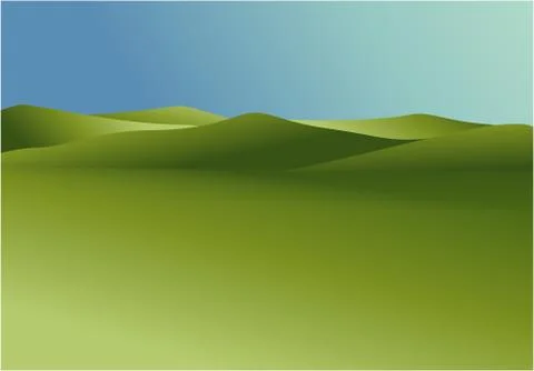 Mountain landscape Stock Illustration