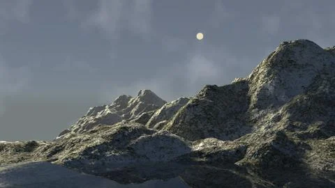 Mountain Landscape Stock Illustration