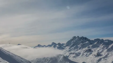 Mountain landscape Ischgl time lapse 4K ultra HD Video stock 36149181