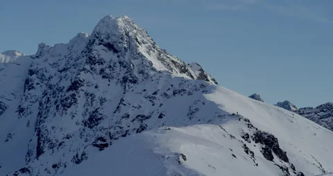 Mountain landscape with low sun. Tatra mountains in Poland. Stock Footage 147648378