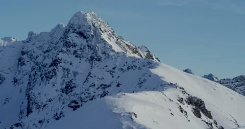 Mountain landscape with low sun. Tatra mountains in Poland. Stock Footage 147648823