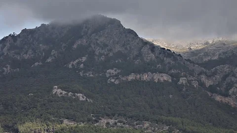 Mountain landscape of Mallorca. Stock Footage 82593813
