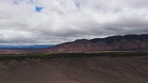 Mountain Landscape Near Recta del Tin Tin Highway, Salta Argentina Stock Footage 342045356
