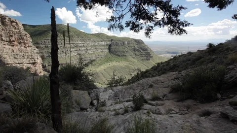 Mountain landscape in New Mexico Vidéo 104877409