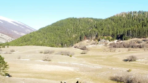 Mountain landscape panoramic Stock Footage 87909510