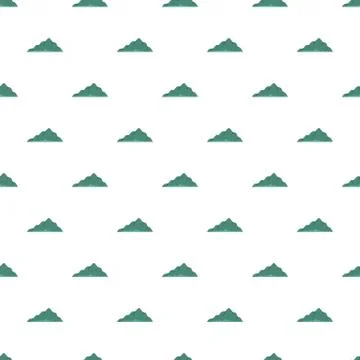 Mountain landscape pattern seamless Stock Illustration