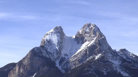 Mountain landscape: Pedraforca 3 Stock Footage