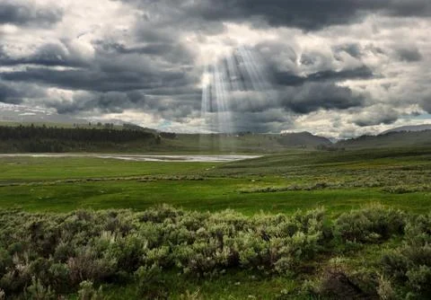 Mountain landscape Stock-Fotos