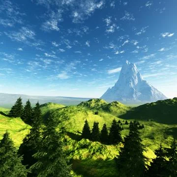 Mountain landscape Stock Photos