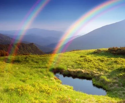 Mountain landscape Stock Photos