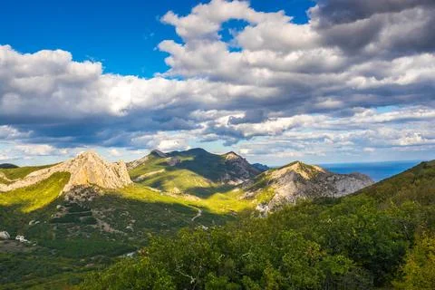 Mountain landscape Stock Photos