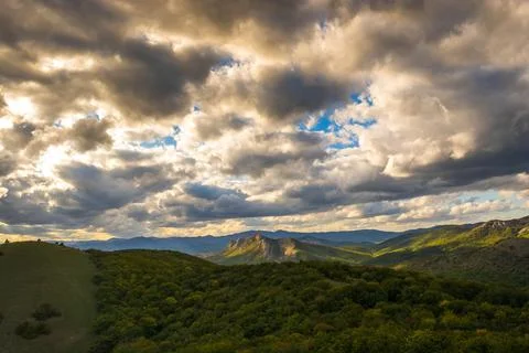 Mountain landscape Foto stock