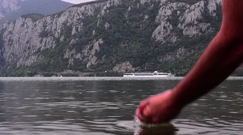 Mountain landscape with rocks covered by dense forests  Stock Footage 59756533