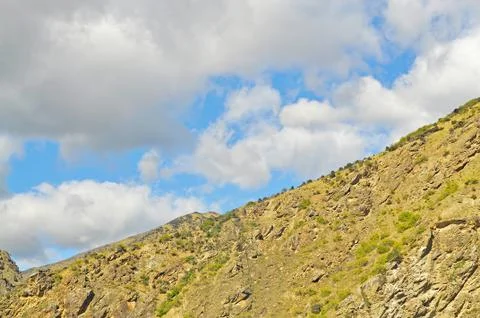Mountain landscape with rocks Stock Photos
