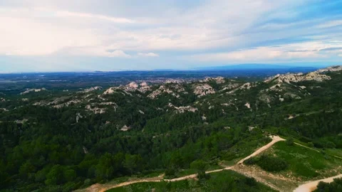 Mountain landscape seen by drone Stock Footage 237014558
