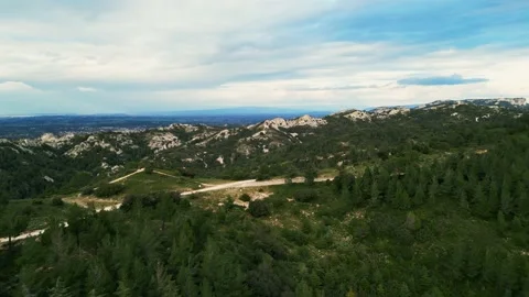 Mountain landscape seen by drone Stock Footage 237014559