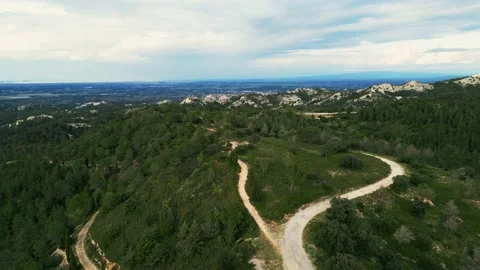 Mountain landscape seen by drone Stock Footage 237014564