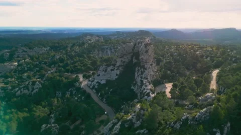 Mountain landscape seen by drone Stock Footage 237015192