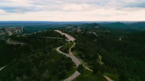Mountain landscape seen by drone Stock Footage 237015205