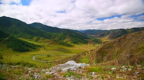 Mountain Landscape, slider Stock Footage 41385194