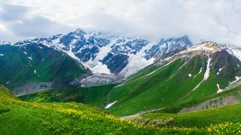 Mountain landscape. Spring mountains Foto stock