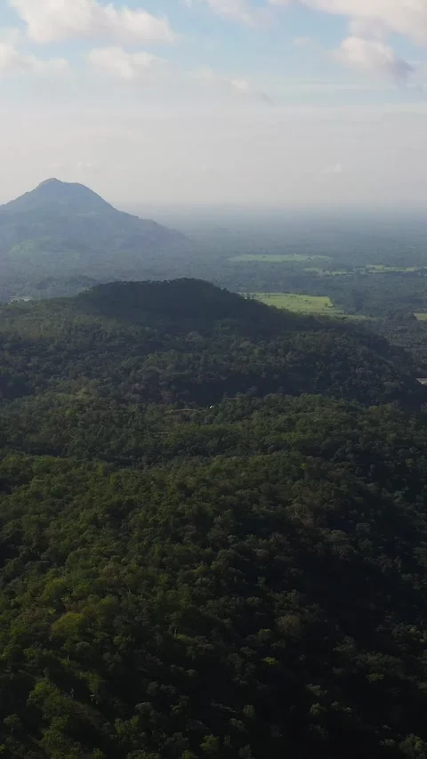Mountain landscape in Sri Lanka. Stock Footage 252355471